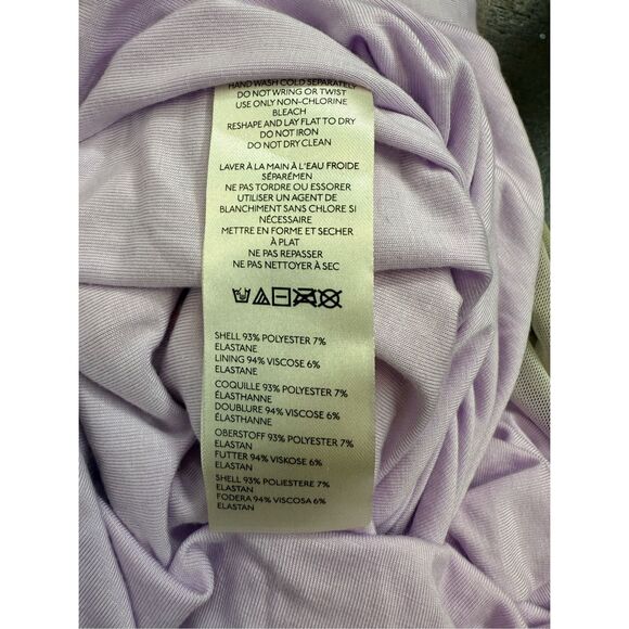 NWT Anthropology The Maya Ruched Cowl-Neck Dress: Mesh Edition - Picture 7 of 8
